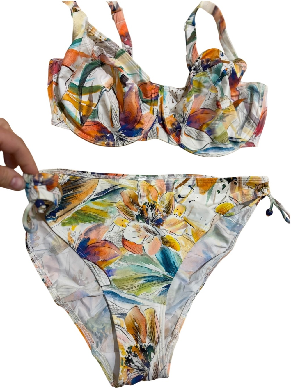 Empreinte Floral Underwire Bikini Set - Multi-Color